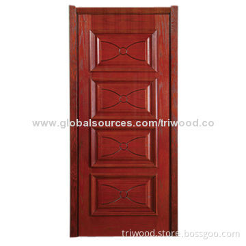 Interior Door with Timber Core and Eco-friendly Stain and Varnish
